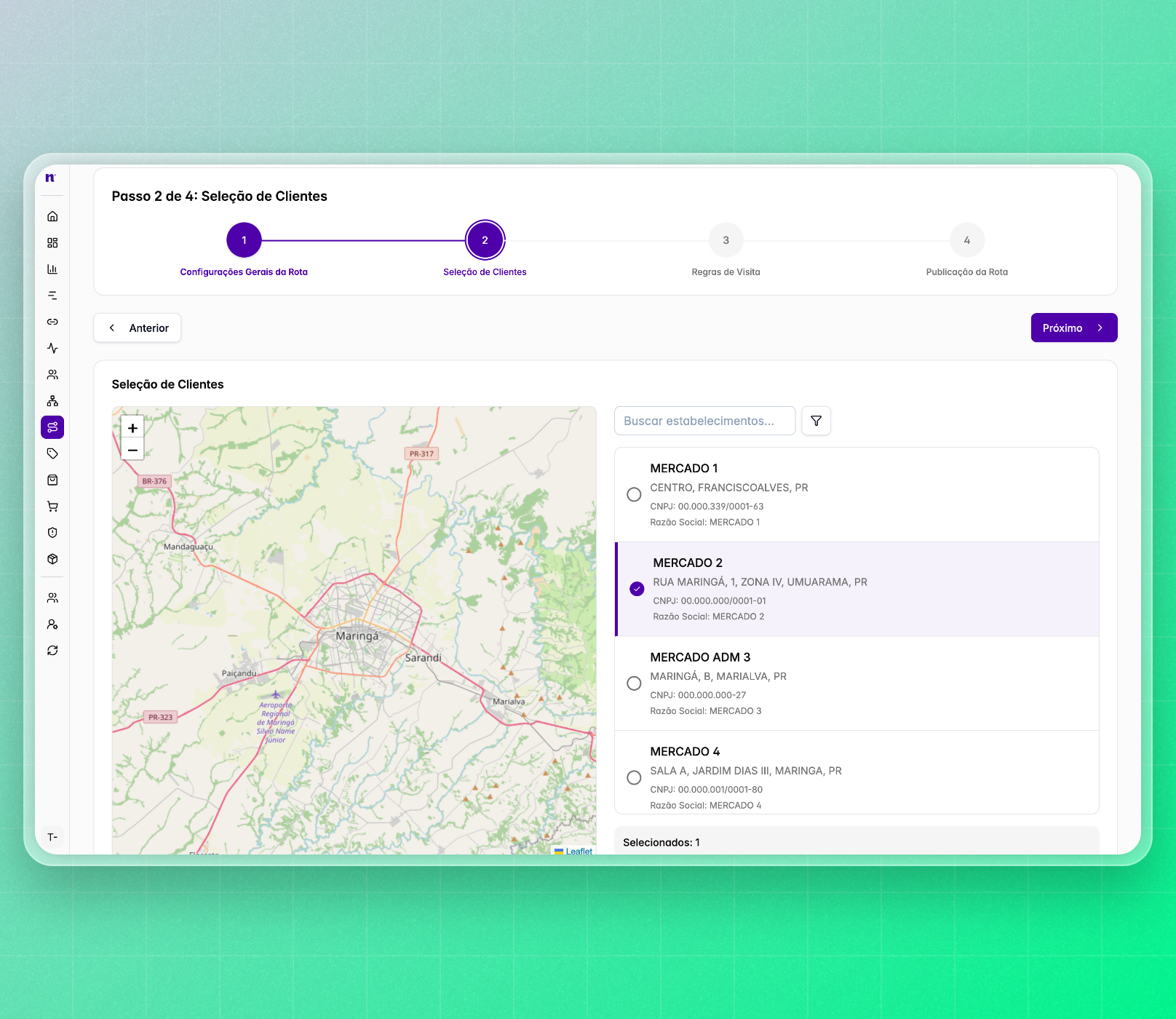 Interface do projeto Nutribreads